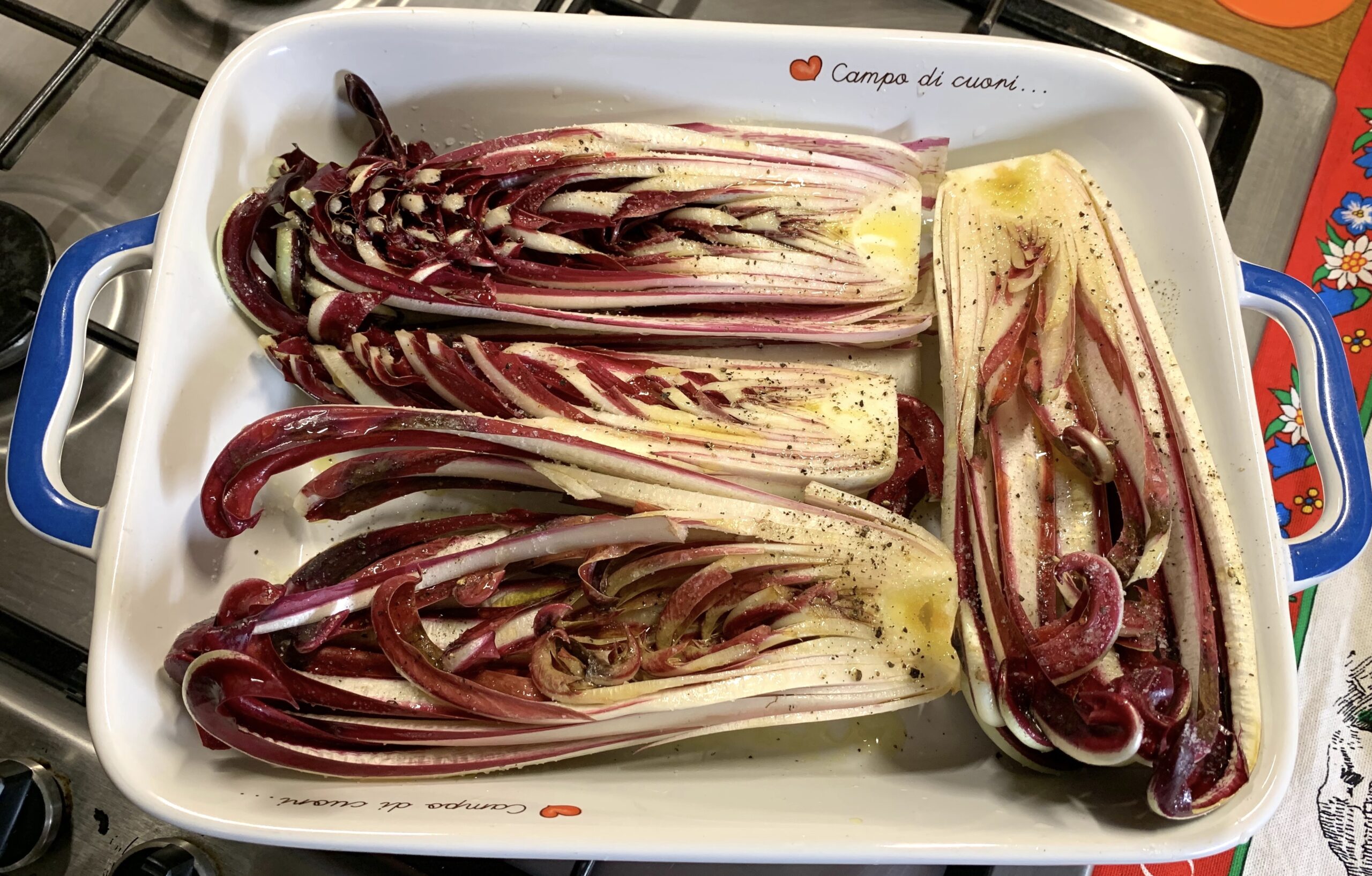 Baked Trevigiano Radish