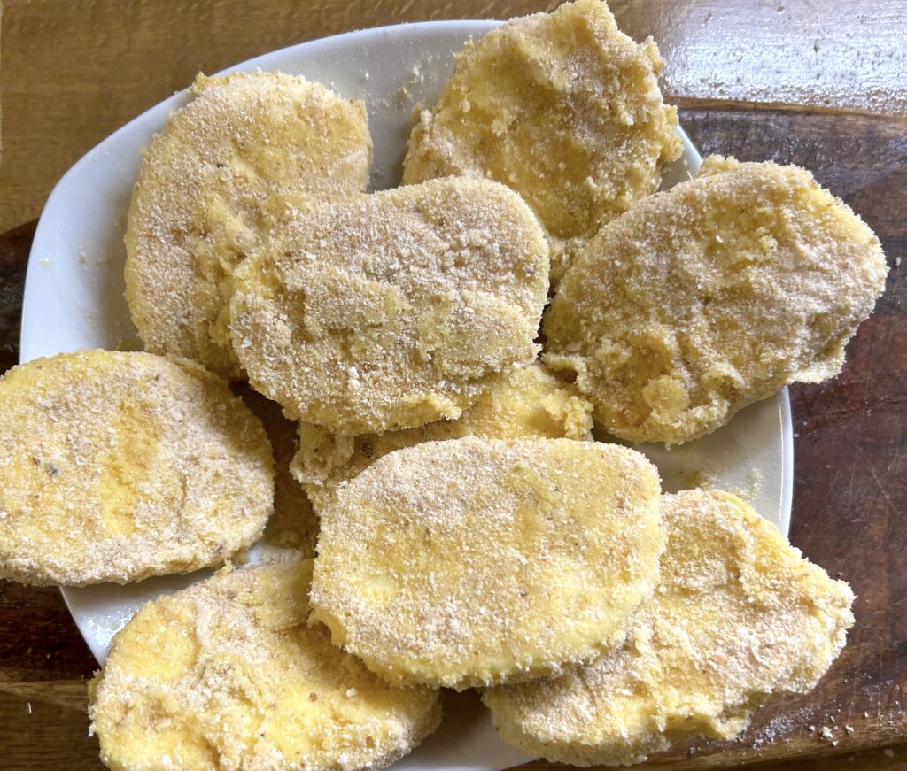 mozzarella breaded