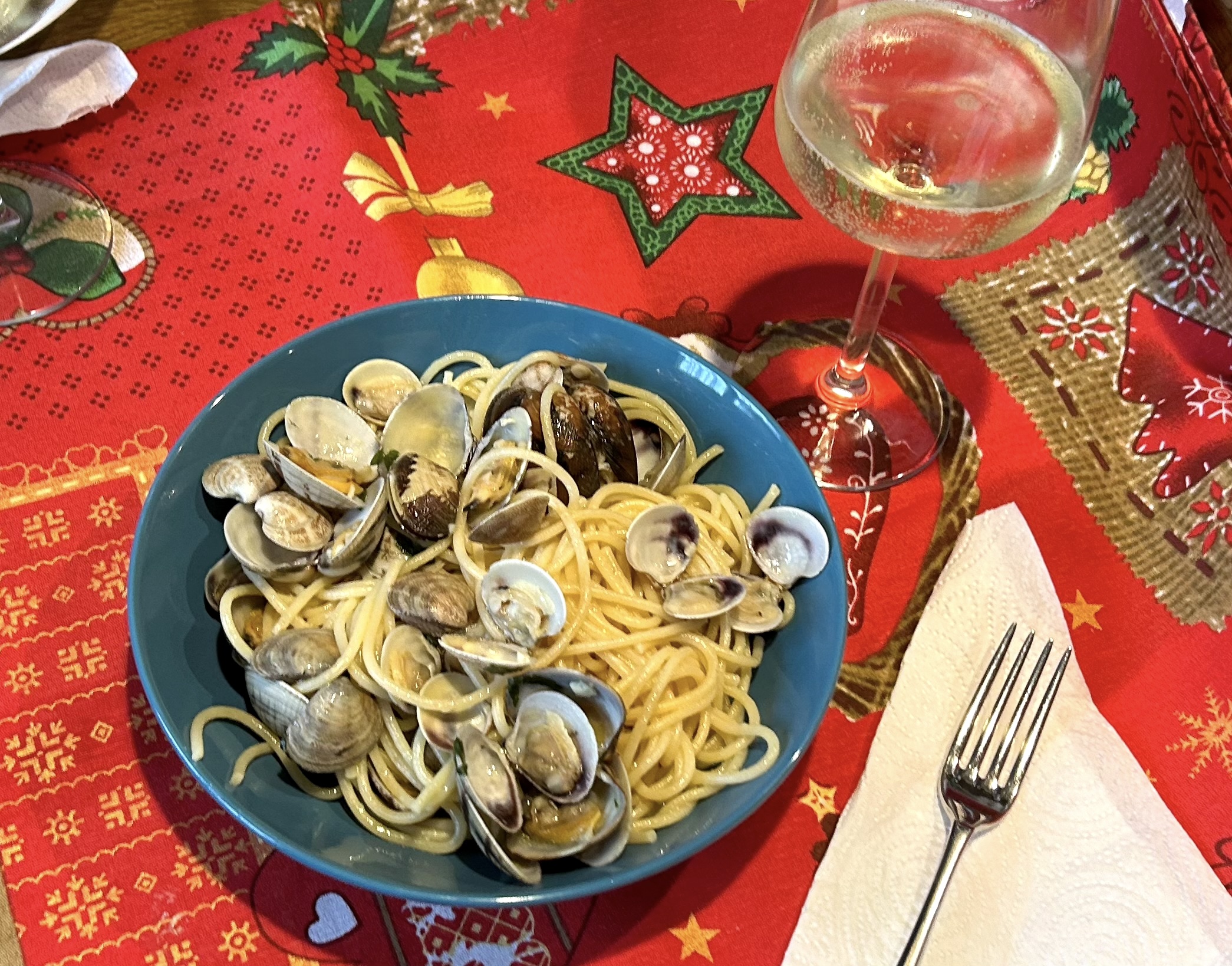 Spaghetti with clams