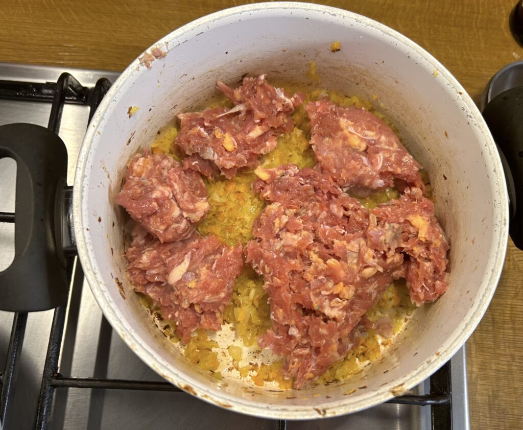 minced guinea fowl