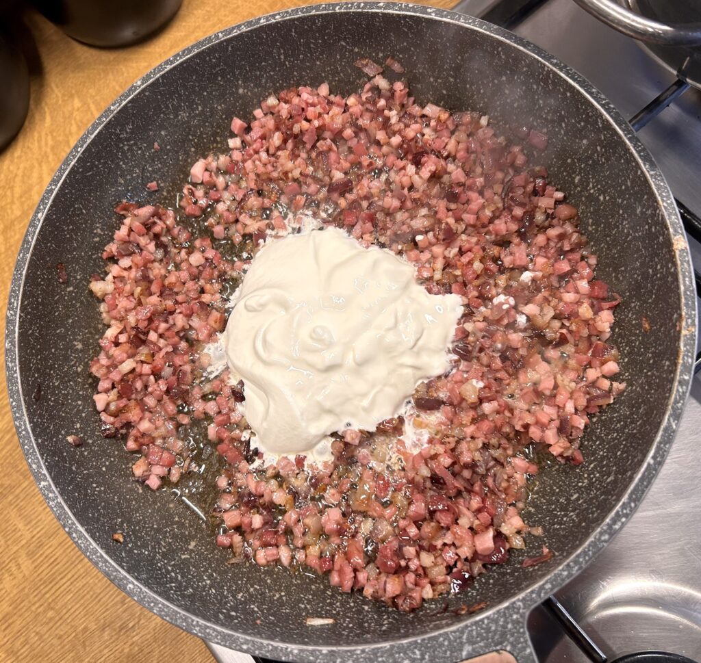speck and cream