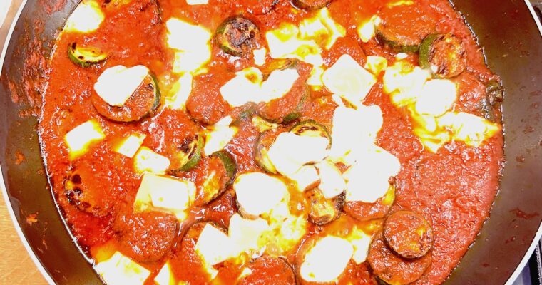 Zucchine alla pizzaiola (courgettes style pizza)