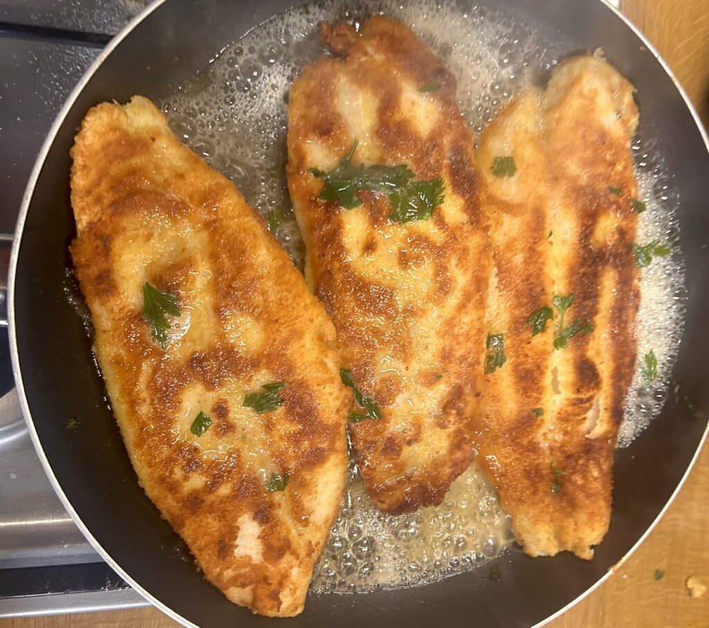 cooked pangasius fillet
