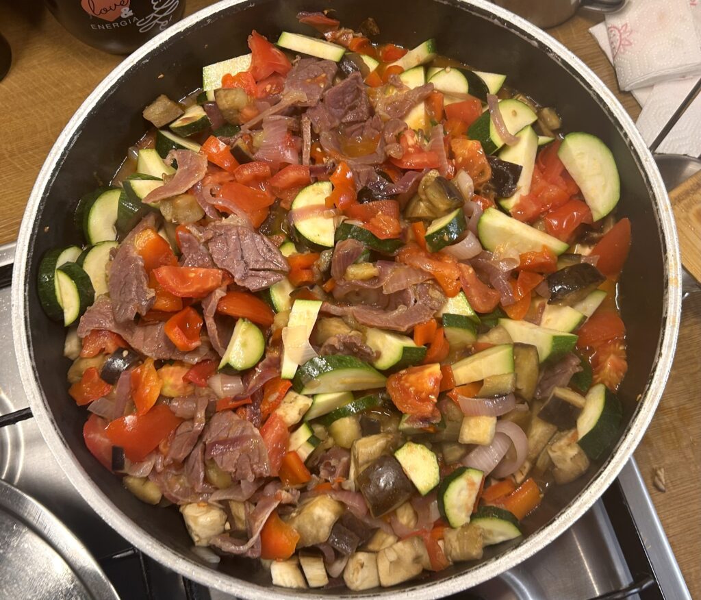 melanzane zucchine pomodori