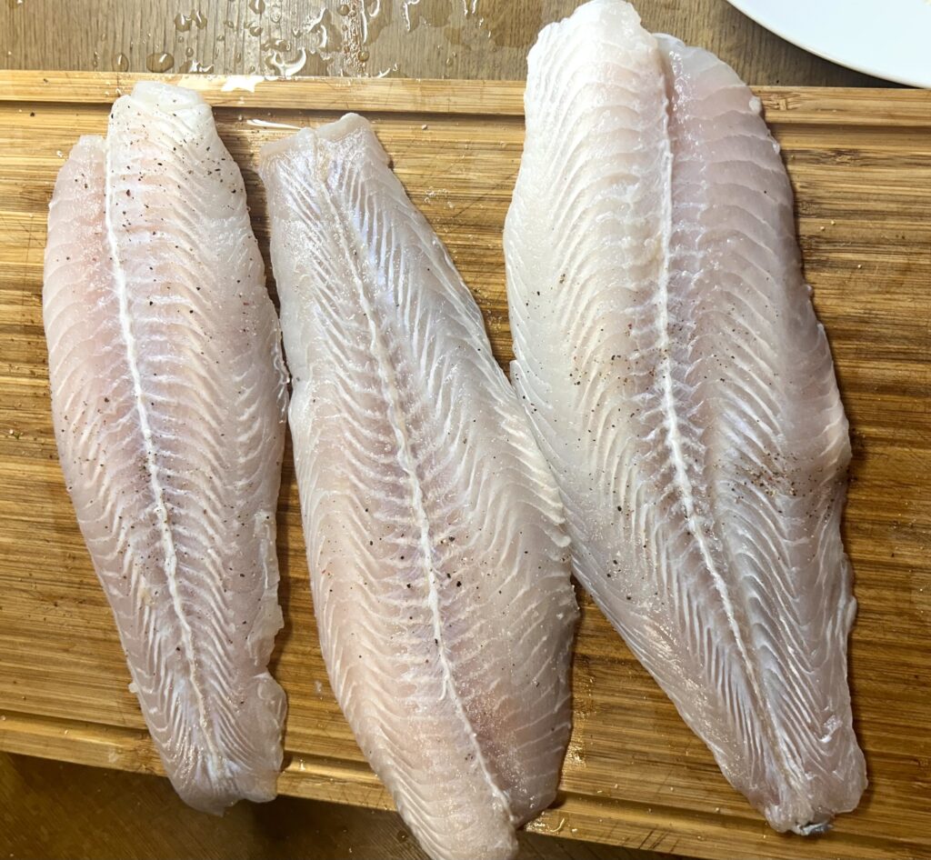 seasoned pangasius fillet