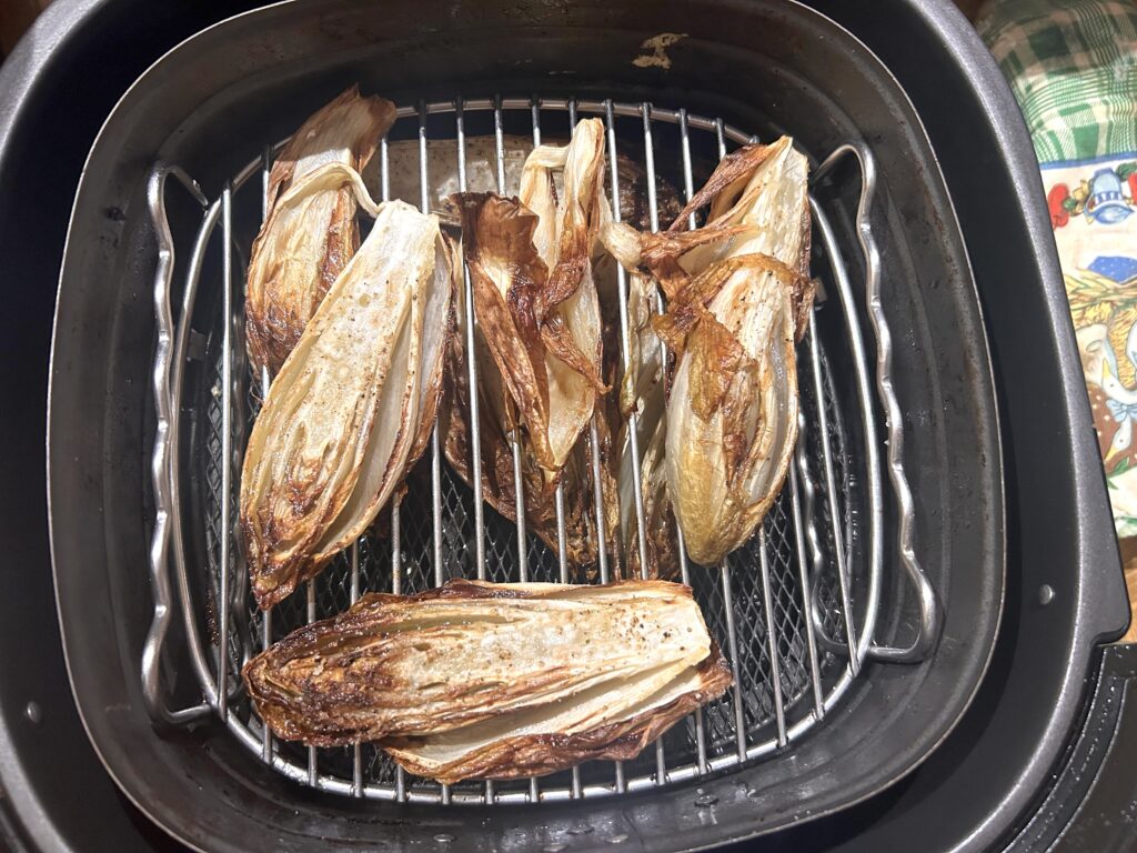 indivia cotta - cooked endive air fryer