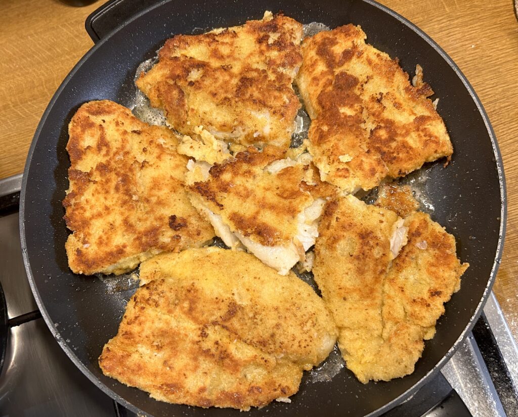 cotolette di pangasio cotte