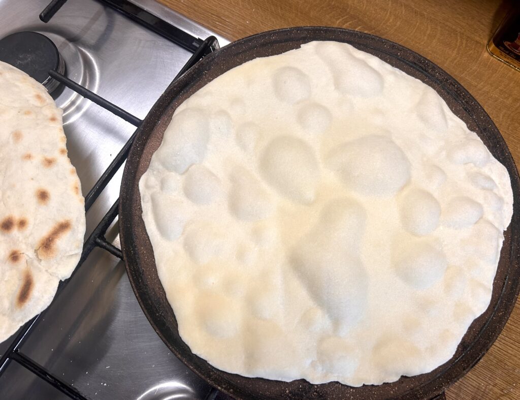 piadina nella padella